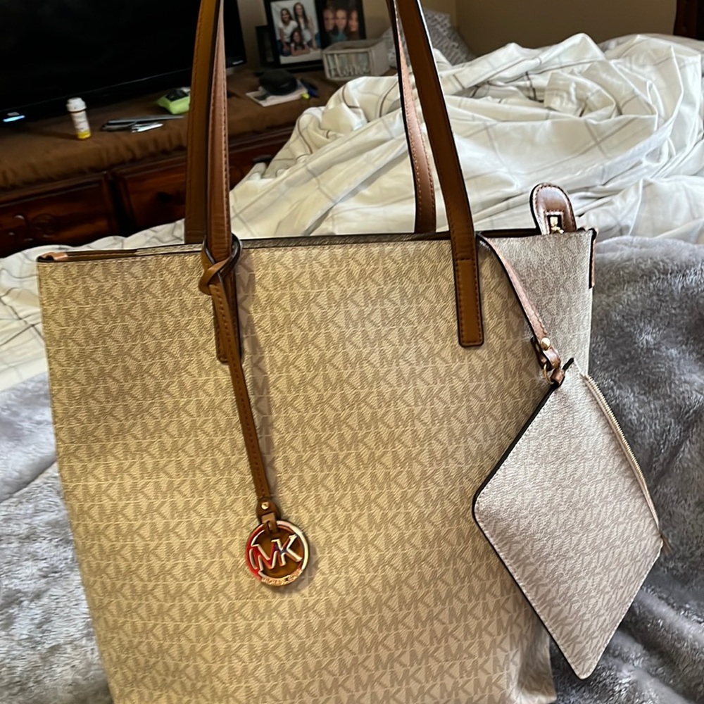 Authentic Mk Tote - image 1